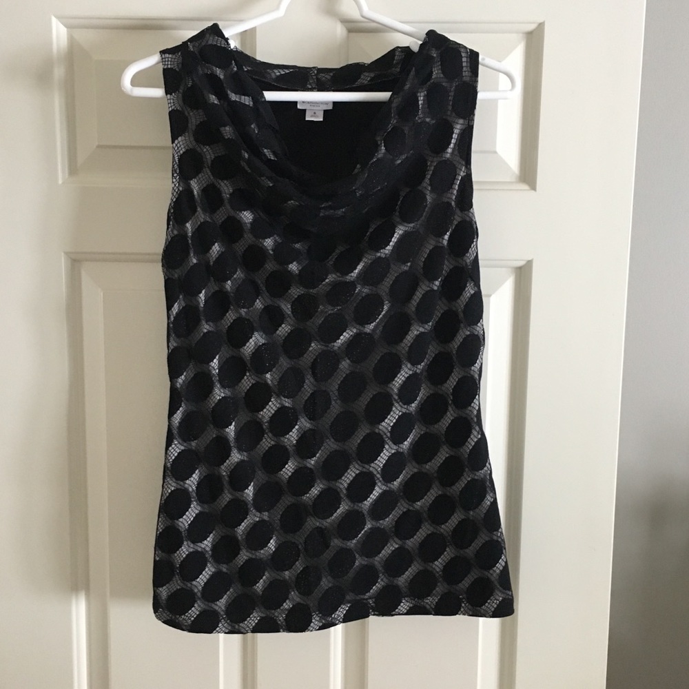 3 for $20 bundle.  Sleeveless black lace shirt